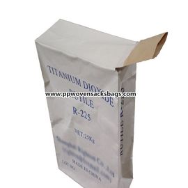 चीन टिकाऊ क्राफ्ट पेपर वाल्व सील बैग / वाल्व बोरियों के लिए टाइटेनियम डाइऑक्साइड पैकिंग आपूर्तिकर्ता
