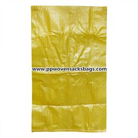 चीन पैकिंग सीमेंट, कोयला, माल्ट के लिए एंटी-पर्ची पीला पॉलिप्रोपिलिन वर्जिन पीपी बुना थैला बैग आपूर्तिकर्ता